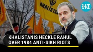 Khalistanis storm into Rahul Gandhi's event in US; Heckle Cong leader over 1984 riots | Watch
