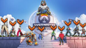 1 WORLD CUP Player VS *10* Bronze Players - Who wins?! (Overwatch 2)