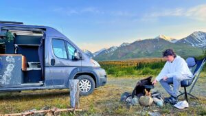 ALONE Van camping In Yukon WILDERNESS | Butter Chicken over fire
