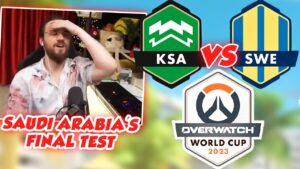 mL7 spectates Saudi Arabia vs Sweden in Overwatch World Cup 2023