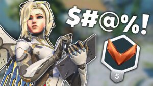 HARD STUCK BRONZE Mercy deals with trash talkers... | Spectating Overwatch 2