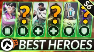 NEW SOLO CARRY HEROES LIST - 6 MAINS to Destroy Season 6 - Overwatch 2 Guide