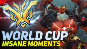 SOME INSANE MOMENTS FROM OVERWATCH WORLD CUP
