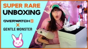 Unboxing A SUPER RARE Overwatch 2 Collab || Gentle Monster x D.va