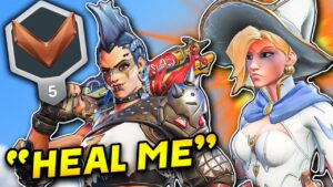Was this BRONZE tank WRONG to complain about heals? | Overwatch 2 Spectating Bronze