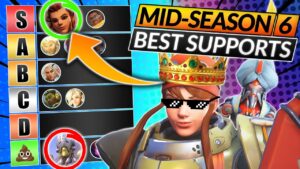 NEW SUPPORT HERO TIER LIST - Best Heroes in MID SEASON 6 - Overwatch 2 Meta Guide