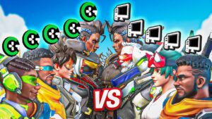 5 CONSOLE PROS vs 5 PC GRANDMASTERS - Who wins?! (Overwatch 2)
