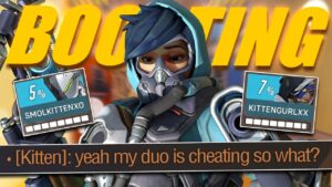 I faced a CHEATER boosting EGIRLS then spectated him after - Overwatch
