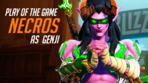 NECROS is DOMINATING AS GENJI - POTG! OVERWATCH 2 TOP 500 SEASON 7