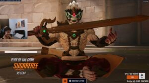 POTG! Sugarfree Genji + Tracer Season 7 Top 500 Gameplay Overwatch 2