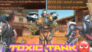 TOXIC TANK Having A Bad Day (Overwatch 2 Toxic Moments)