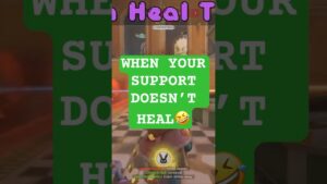 WHEN YOUR SUPPORT DOESN’T HEAL IN OVERWATCH 2😭🤣 #overwatch #gaming #support #healer #moira #shorts