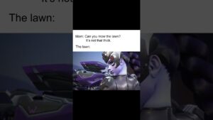 that mower be getting clogged fr😂😮‍💨 #overwatch #overwatchmeme #overwatch2 #gaming #ow #ow2
