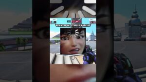 DVA getting smashed by big old man #overwatch #overwatch2