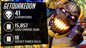 GETQUAKEDON CARRY DOOMFIST - 41 ELIMS! POTG! [ OVERWATCH 2 TOP 500 SEASON 7 ]