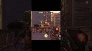 Hog makes Ana jump off 💀#overwatch #overwatch2 #ow #ow2