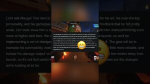 Overwatch2 News: Mauga is weak | Overwatch 2 #shorts #overwatch2 #news