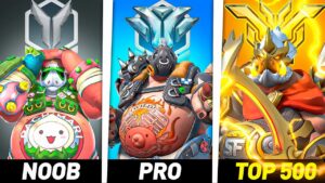 ROADHOG REWORK de PLATA vs DIAMANTE vs TOP 500 en OVERWATCH 2