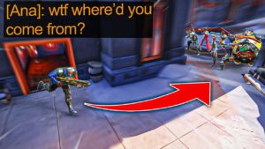 Showing them how OP flanking is in Overwatch 2