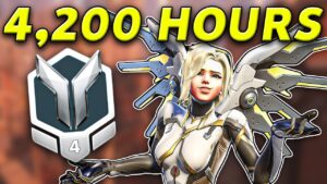 This MERCY has 4200 HOURS but still SILVER... (Overwatch 2)