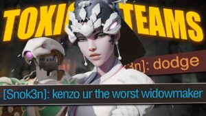 Embarrassing my toxic teammate on Widowmaker - Overwatch
