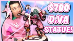 I UNBOXED THE OVERWATCH D.VA STATUE