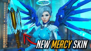 *NEW* Mercy Hard Light Weapon Skin 💙❄️ Top 500 Gameplay - Overwatch 2