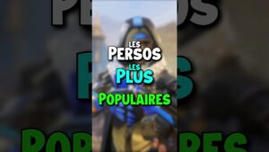 Quels sont les 5 PERSOS les PLUS JOUÉS d'OVERWATCH ?