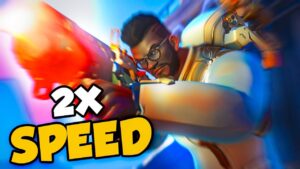 Baptiste gameplay that looks like it's on 2X speed | Overwatch 2