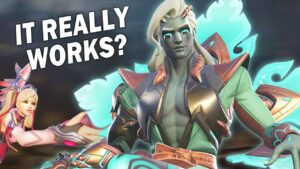 Convincing Mercy to DAMAGE BOOST the RANK 1 LIFEWEAVER - Overwatch 2