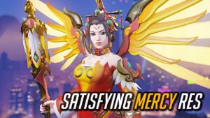 Satisfying BUT Risky Mercy Resurrect! 😇 Top 500 Mercy Gameplay - Overwatch 2