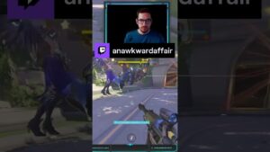 Saved My Mercy From Certain Death #gaming #overwatchana #overwatch #shorts #youtubeshorts #streamer