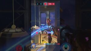 Vallkyrie Not Beam Breaking Saved the Teamfight Here 😁 #shorts #overwatch #mercy #overwatch2