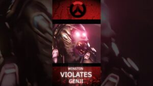 Winston Violates Genji #overwatch