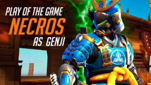 NECROS NANO GENJI GAMEPLAY - POTG! [ OVERWATCH 2 SEASON 9 TOP 500 ]