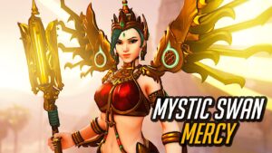 *NEW* Mystic Swan Mercy Is SO PRETTY!! 🦢✨ Grandmaster Mercy - Overwatch 2