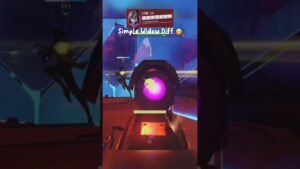 Simple Widow Diff | #shorts #overwatch #overwatch2