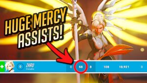 58 Mercy Assists, 19k Healing & 3k Damage Boosted! 😇 - Overwatch 2