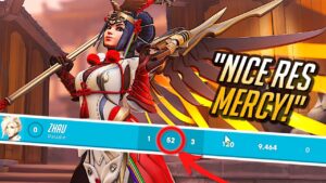 ⭐️ Must Know Mercy Res Trick ⭐️ + 52 Assists Mercy! - Overwatch 2