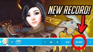 ⭐️ NEW Record 30,000 Mercy Heals! ⭐️ 66 Assists + 4k Damage Boosted - Overwatch 2