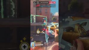 We Somehow Lived Through This AND Won the Fight 🤔 😂 #shorts #overwatch #mercy #overwatch2