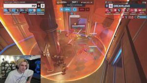 xQc reacts to Overwatch Servers Crash during Tournament