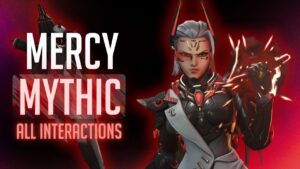 Mercy Mythic ALL new interactions | Overwatch season 10