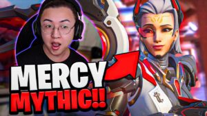 SLAYING With My NEW Mercy Mythic Skin!! - Overwatch 2