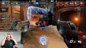 xQc watches his Clutch Hold in Overwatch vs Sinatraa, Dafran & Emongg