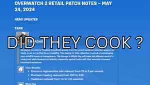 A GOOD Overwatch 2 Patch ?