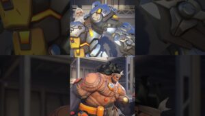 Mauga and Reinhardt interaction - Overwatch 2