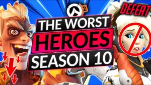 THE WORST HEROES OF SEASON 10 - Don't Main These Heroes! - Overwatch 2 Meta Guide