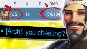 This is what Hanzo gameplay looks like in Overwatch 2 (Season 10)