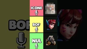 TIERLIST d'OVERWATCH en fonction des RÉPLIQUES d'ULT